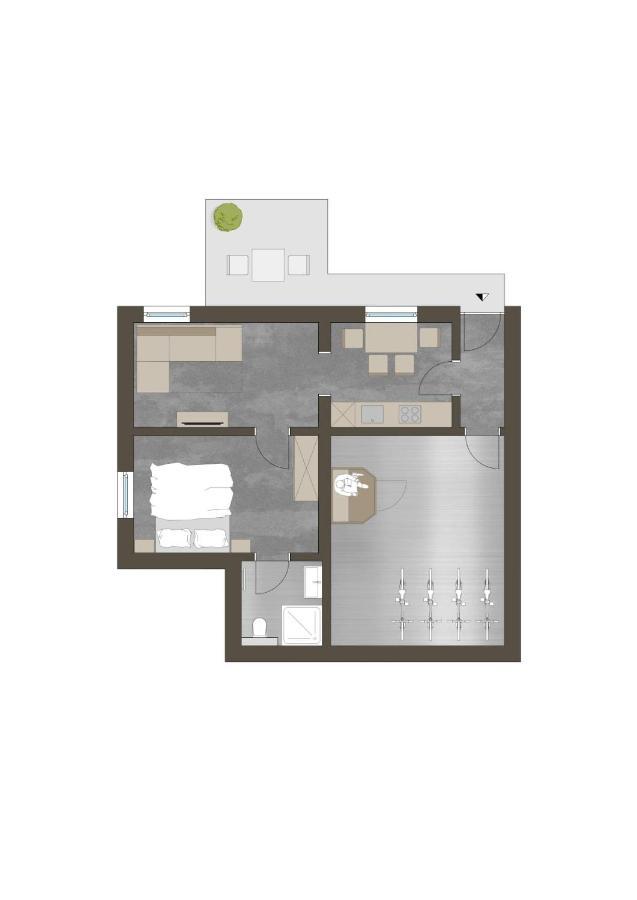 Apart Bergzeit Hintertux Ngoại thất bức ảnh